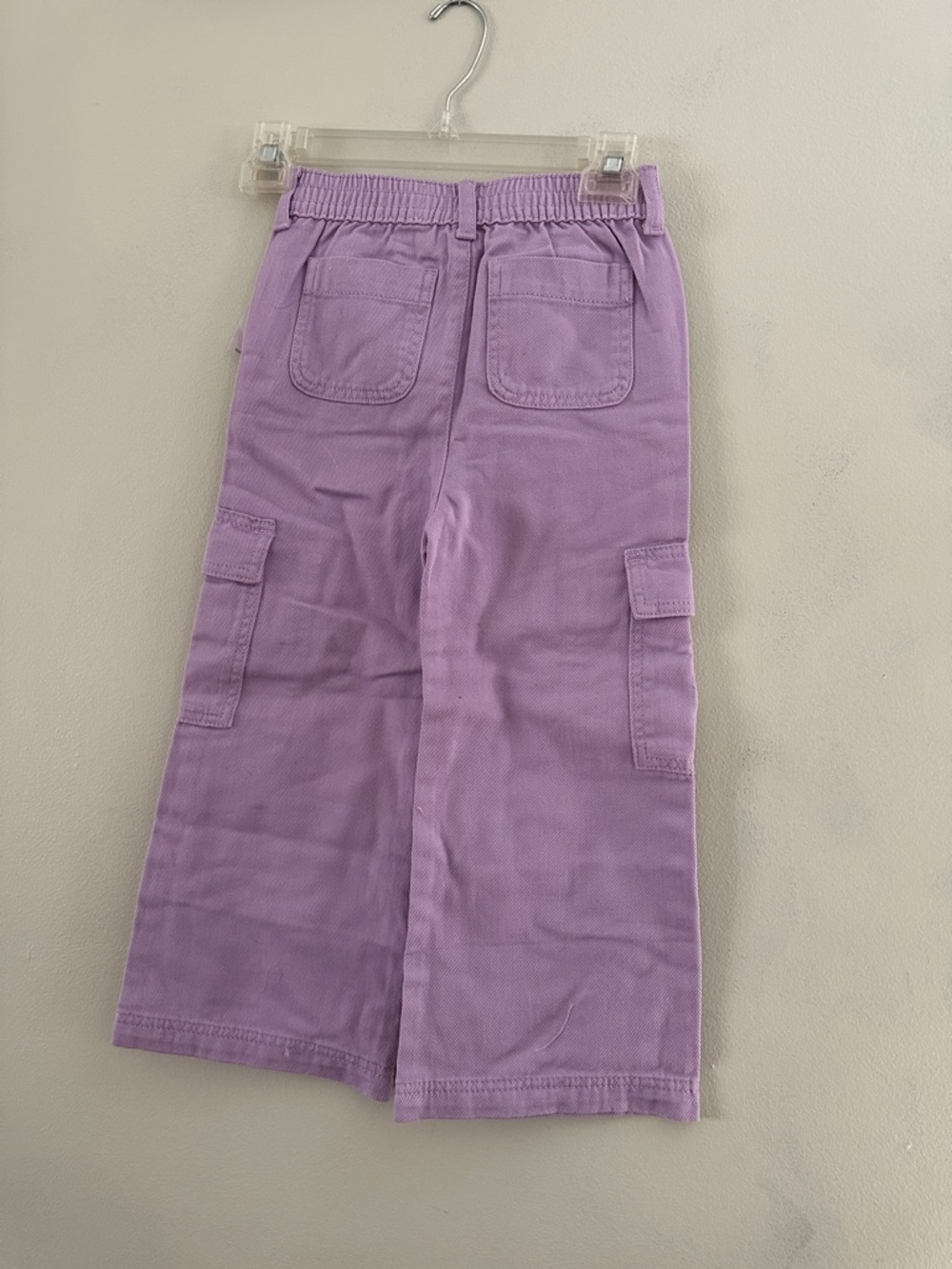 Old Navy Lilac Cargo Pants for Kids - Elastic Waist